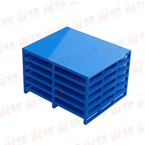 Full-Deck 4-Way Fork Entry Metal Pallet