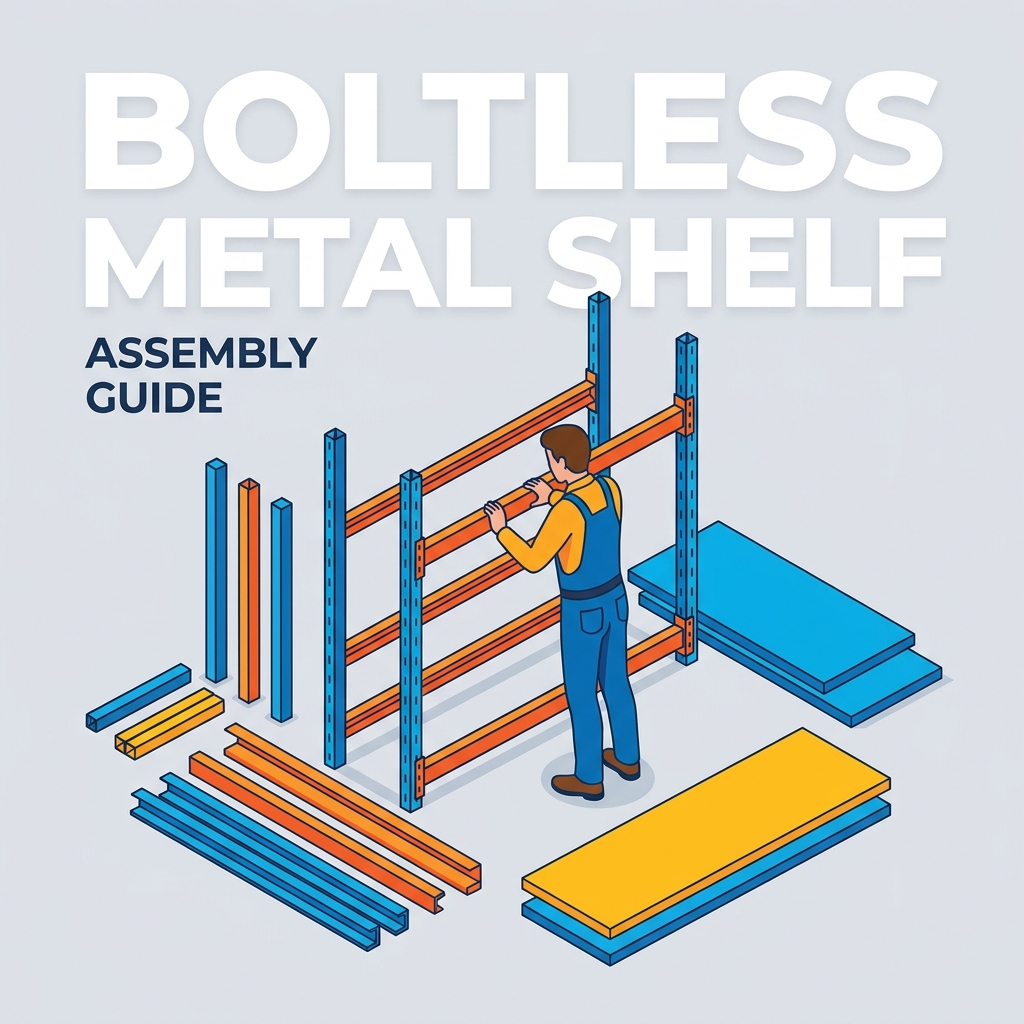 How Is a Boltless Metal Shelf Assembled?