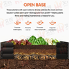 Durable Metal Planter with Wheels for Garden and Patio