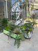 Durable Metal Planter with Wheels for Garden and Patio