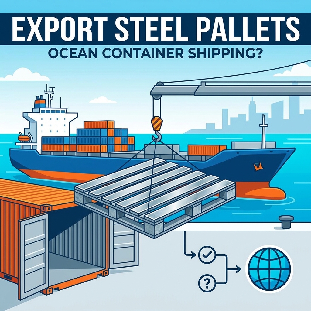 Are Export Steel Pallets Suitable for Ocean Container Shipping?