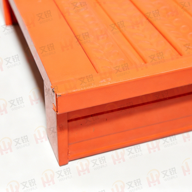 Full-Deck 2-Way Fork Entry Metal Pallet